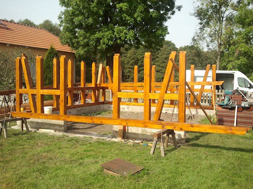 Carports von Zimmermeister A. Müller Goßmar Heideblick Niederlausitz
