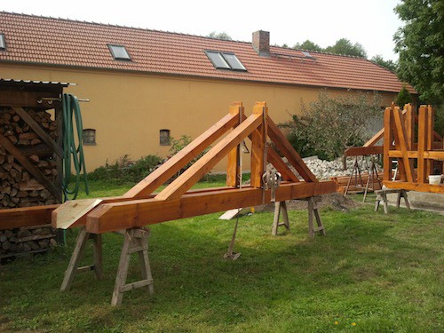 Carports von Zimmermeister A. Müller Goßmar Heideblick Niederlausitz