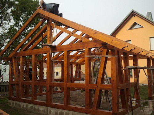 Carports von Zimmermeister A. Müller Goßmar Heideblick Niederlausitz